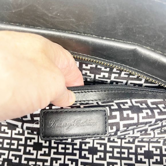 Tommy Bahama Rattan & Leather Shoulder Bag - Picture 6 of 10